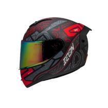 Capacete Moto Peels Icon 23 Ekko Preto Fosco Marsala Capacete Moto Peels Icon 23 Ekko Preto Fosco Marsala