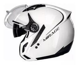 Capacete Moto Peels Mirage Classic Branco Brilho