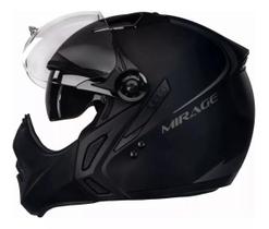 Capacete Moto Peels Mirage Classic Preto Fosco Open Face
