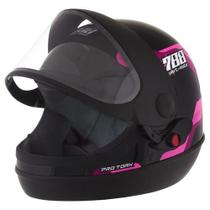 Capacete Moto Pro Tork Sport Moto Automático 788 Rosa 58