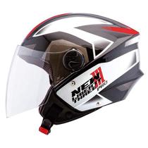 Capacete moto pt/vm n.liberty three pr58