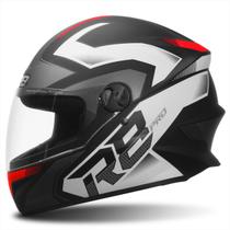 Capacete Moto R8 Pro Fosco Fechado Urbano Integral Feminino Masculino Esportivo Pro Tork