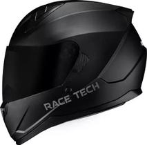 Capacete Moto Race Tech Sector Exilio Monocolor Fosco Preto Capacete Moto Race Tech Sector Exilio Monocolor Fosco Preto