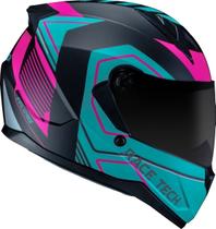 Capacete Moto Race Tech Sector Exilio + Viseira Fumê