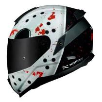 Capacete Moto Razor Sexta Feira 13 Jason Terror Cristal Lake