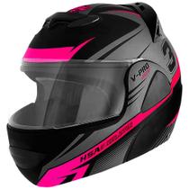 Capacete Moto Robocop Escamoteável Pro Tork V-Pro Jet 3