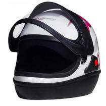 Capacete Moto San Marino Femme Branco 56 Capacete Moto San Marino Femme Branco 56