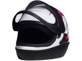 Capacete Moto San Marino Femme Branco 56
