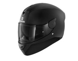 Capacete Moto Shark D-Skwal 2 Blank Mat Kma Preto Fosco