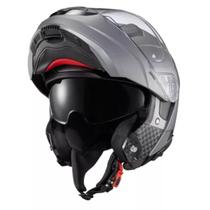 Capacete Moto Texx Kratos Titanium Fosco Articulado