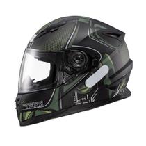 Capacete Moto Texx Wing Cyrax Integral Viseira Solar Verde