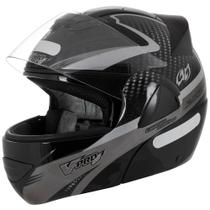 Capacete Moto V-pro Jet 2 Carbon Pro Tork Tamanho 58 Aberto