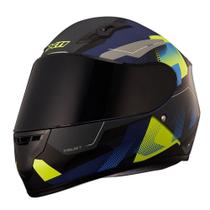 Capacete Moto X11 Trust Pro Transit Azul Neon 56 - X11 Expert Riders