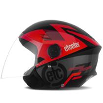 Capacete Motociclista Aberto Etceter New Liberty 3 Cristal