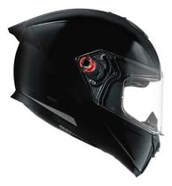 Capacete Motociclista Bieffe B12 Classic Preto Brilhante