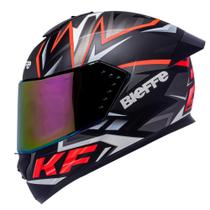 Capacete Motociclista Bieffe B12 KF Novo lançamento Com Viseira Extra