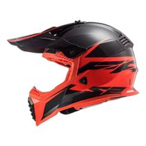 Capacete Motociclista Para Trilha Ls2 Mx437 Roar Vermelho Capacete Motociclista Para Trilha Ls2 Mx437 Roar Vermelho