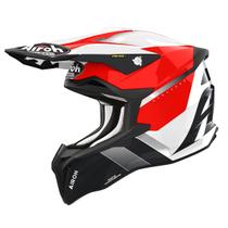 Capacete Motocross Airoh Strycker Vermelho Trilha Off Road