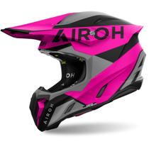 Capacete Motocross Airoh Twist 3 King Rosa Trilha Off Road