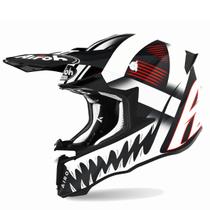 Capacete Motocross Airoh Twist Mask Preto Trilha Off Road