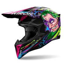 Capacete Motocross Airoh Wraap Music Preto Trilha Off Road
