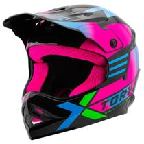 Capacete Motocross Infantil Fast Next Brilhante Pro Tork Capacete Motocross Infantil Fast Next Brilhante Pro Tork