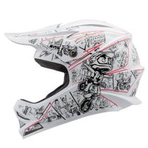 Capacete Motocross Infantil Pro Tork Cartoon Racing Segurança Conforto