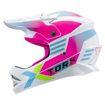 Capacete Motocross Infantil Pro Tork Fast Next Brilhante Segurança Conforto