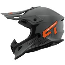Capacete Motocross Pro Tork Fast 788 Gray Fosco Masculino Feminino Off-Road Segurança Conforto