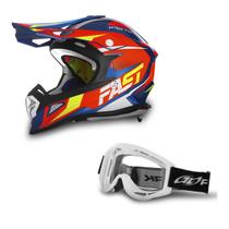 Capacete Motocross Pro Tork Fast Fantasy + Óculos 788