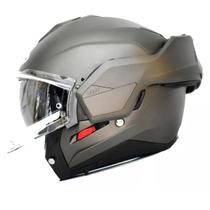 Capacete Motoqueiro Hjc Robocop I100 180 Articulado Titanium