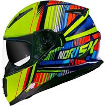 Capacete Motoqueiro Norisk Ff302 Advance Amarelo 60/L masculino feminino grand prix