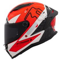 Capacete Mt Helments Stinger 2 Grand Prix C5 Japão Vermelho