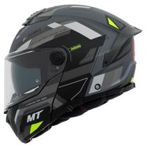 Capacete Mt Helmets Atom 2 Bast Escamoteável Capacete Mt Helmets Atom 2 Bast Escamoteável