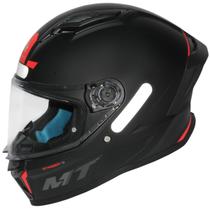 Capacete MT Helmets Stinger 2 Black Solid A1 Black Mate fechado reforçado preto Capacete MT Helmets Stinger 2 Black Solid A1 Black Mate fechado reforçado preto
