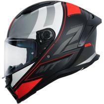 Capacete Mt Helmets Stinger 2 Poun B5 Preto / Branco Fosco