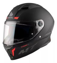 Capacete MT Helmets Stinger 2 Solid A1 - Preto Fosco
