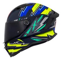 Capacete Mt Helmets Stinger 2 Trueno B7 Azul Fosco Preto Esportivo Capacete Mt Helmets Stinger 2 Trueno B7 Azul Fosco Preto Esportivo