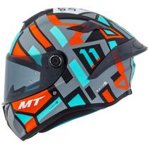 Capacete Mt Helmets Targo S Sergio Garcia 23 C7 Azul Fosco