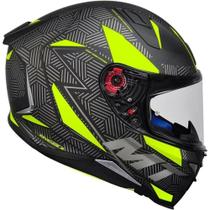 Capacete MT Revenge 2 Status Matt Black Yellow