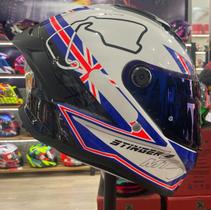 Capacete MT Stinger 2 Grand Prix A71 Inglaterra