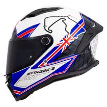 Capacete MT Stinger 2 Grand Prix Reino Unido A71