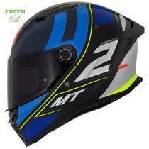 Capacete mt stinger 2 poun b6 azul f t-60