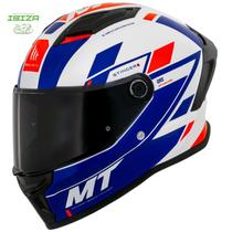 Capacete mt stinger 2 zivze e7 bco/az t-58