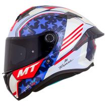 Capacete MT Targo S Ivan Ortola USA 2024 Capacete MT Targo S Ivan Ortola USA 2024