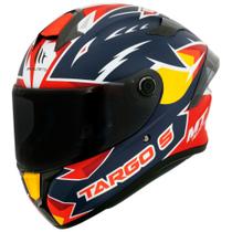 Capacete MT Targo S Pedro Acosta 2023 A7 Azul Escuro Fosco