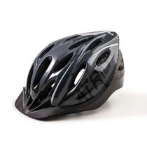 Capacete mtb 2.0 cinza e preto com led- g bi171