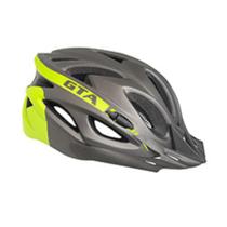 Capacete Mtb - Gta Nx - 54/58 - Com Vista - Cinza / Amar