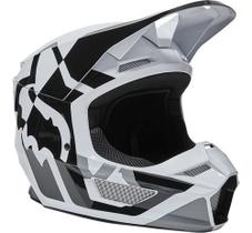 Capacete Mx Fox V1 Lux Branco Mips 2022