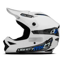 Capacete Mx Pro Moto Piloto Estrada Trilha Fechado Motocross Offroad Enduro PRO TORK